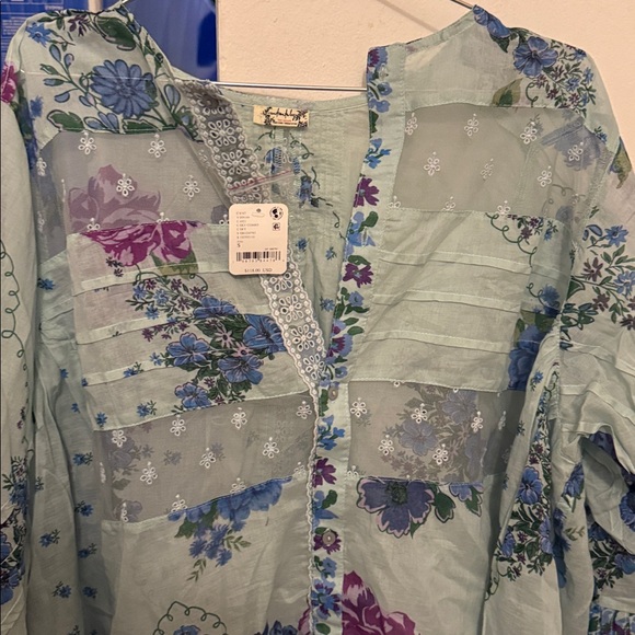 Free People Hey Lover Printed Sleep Shirt NWT - Picture 5 of 6